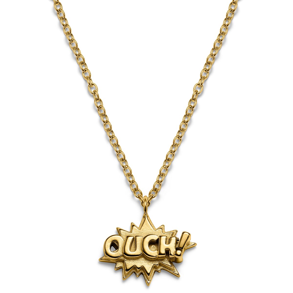 Jaygee | Goudkleurige Ouch Ketting