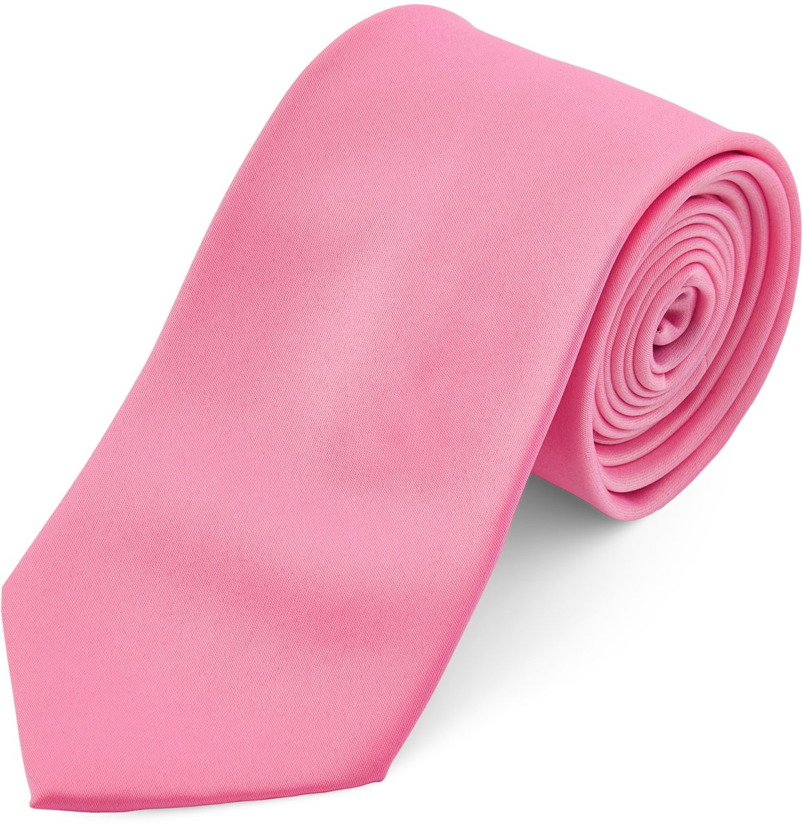 Basic Stropdas in Schreeuwend Roze van 8 cm