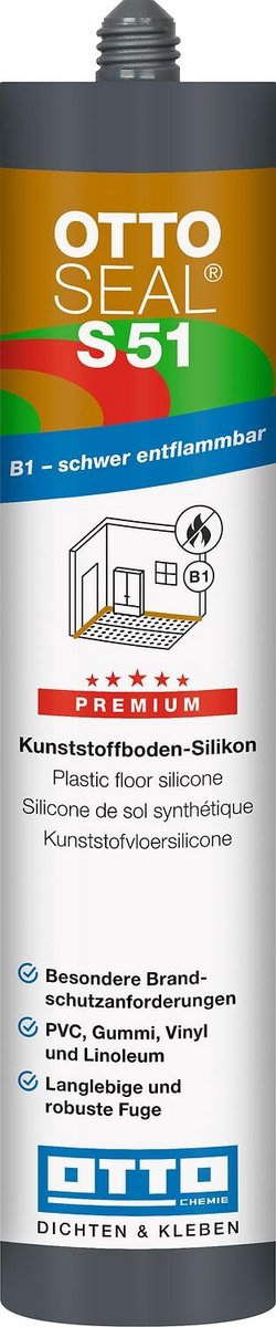 Lijmkit voor PVC, Rubber en Linoleum Vloeren - Titanium Grijs