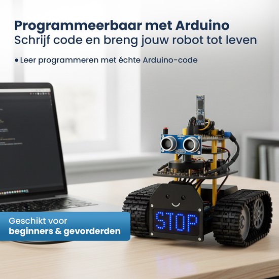 Nince Keyestudio Mini Tank Robot V2 - Arduino robot bouwpakket - KS0428 ...