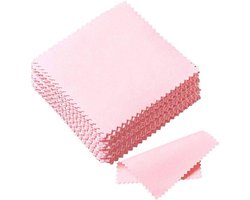 Set van 10 Microvezel Poetsdoeken voor Sieraden en Glas