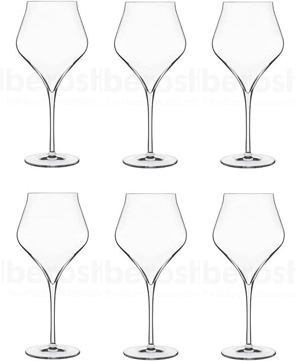 Set van 6 Kristallen Waterglazen - Hoge Kwaliteit Drinkglazen