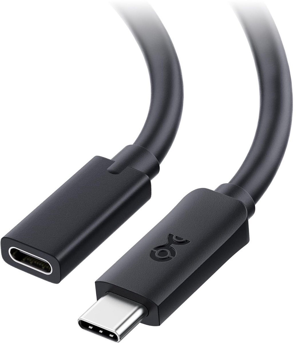 USB 4 Verlengkabels 20Gbps - 1 Meter - Ondersteunt 8K Video & 240W Opladen