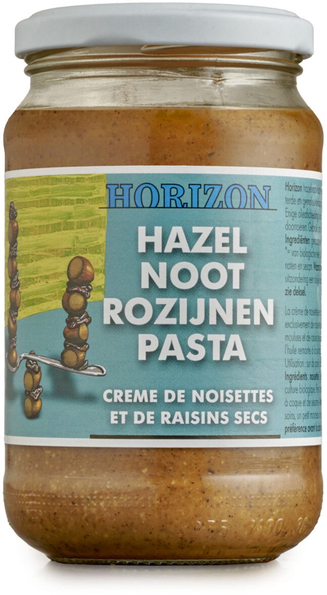 Horizon Hazelnoot Rozijnenpasta 350 gr