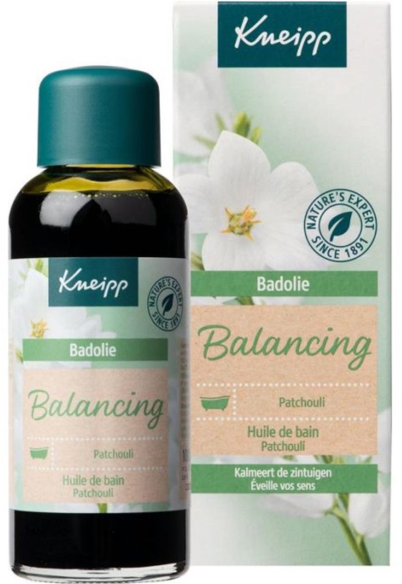 Bol.com Kneipp Balancing - Badolie - Patchouli - Zachte kalmerende geur - Vegan - Dierproefvrij - 1 st - 100 ml aanbieding