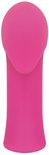 Felle roze vibrator met een T-vormige basis en een schuine, afgeronde bovenkant.