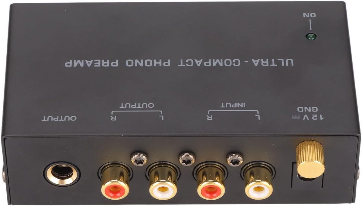 Phono Voorversterker voor Platenspeler met Dual Gain en Lage Ruis