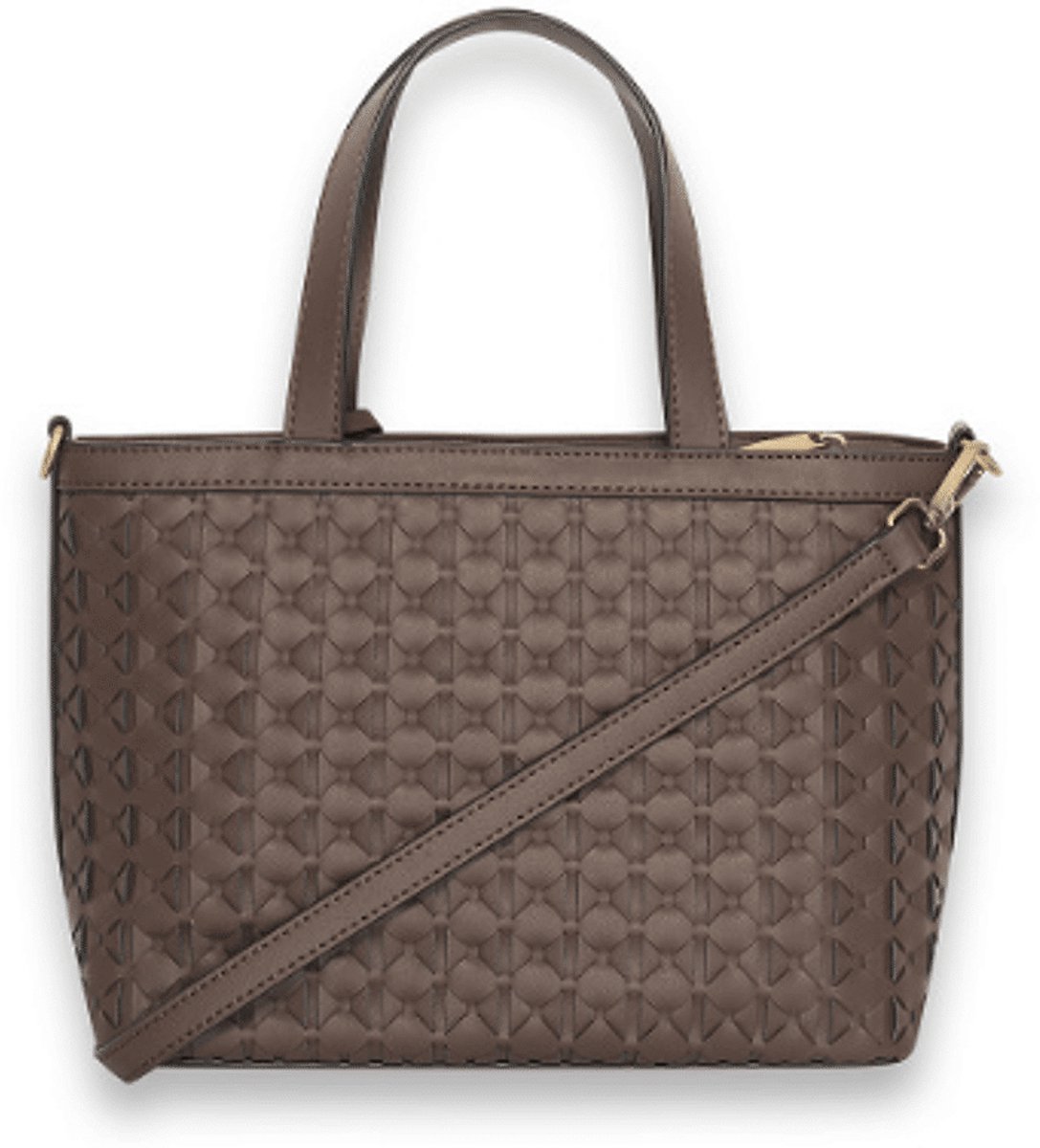 Bulaggi Woven Shopper Donker | Bruin | Maat: One Size