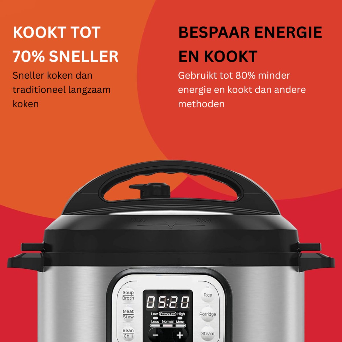 DVDSS® Slowcooker 7 in 1 - 700W - Zilver - afbeelding 2