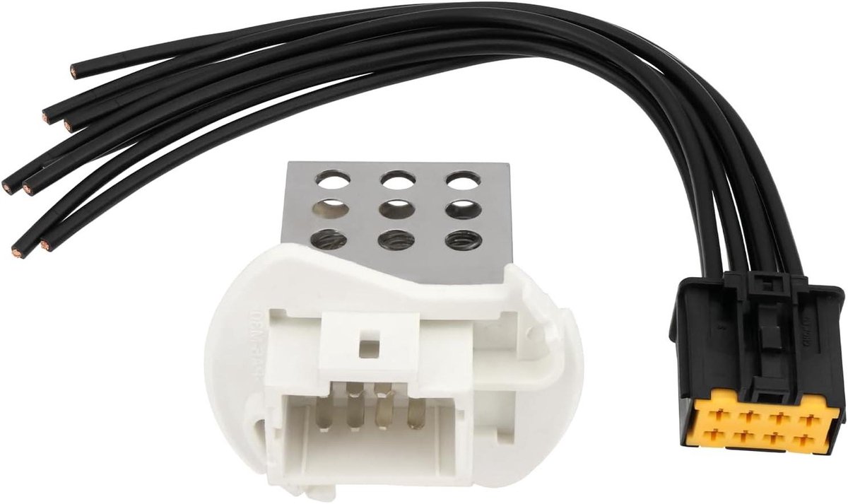 Allecto- Autoblazer ventilator weerstand - Vervangingsdeel - Compatibel met voertuig - Grijs - Renault Master - Set van 1 - 2003-2010