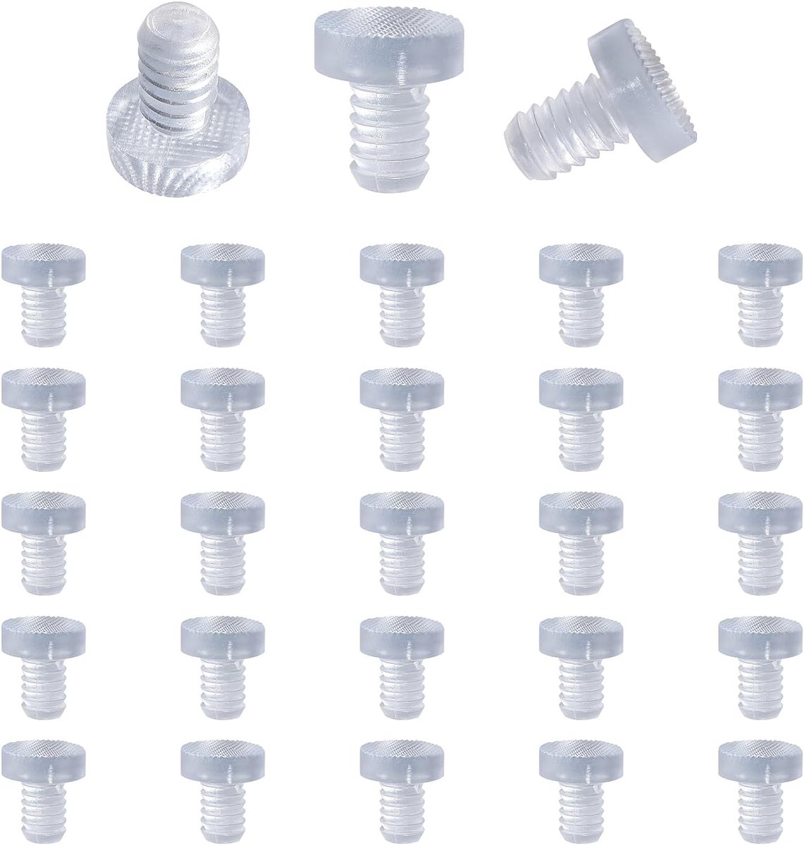 Glazen Tafel Bumpers - Transparante Rubberen Meubel Buffers met Pin - Antislip en Schokabsorberend - Zachte Siliconen Beschermers - 25 stuks - van Imperatoris