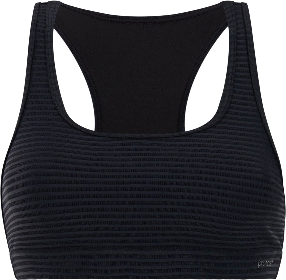 Protest MIXEagert Bralette bikini top Dames Uitneembare vulling Zwart