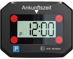 Volkstool® Elektronische Parkeerschijf - Voorkomen van Parkeerboetes - Automatisch en Handmatig Instelling - Nachtmodus - Met E-keurmerk - Zwart