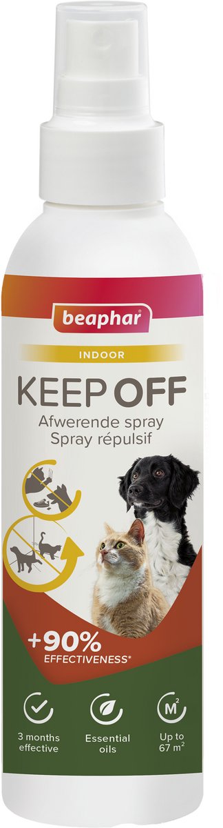 Beaphar KEEP OFF Indoor Spray anti-krabspray voor katten