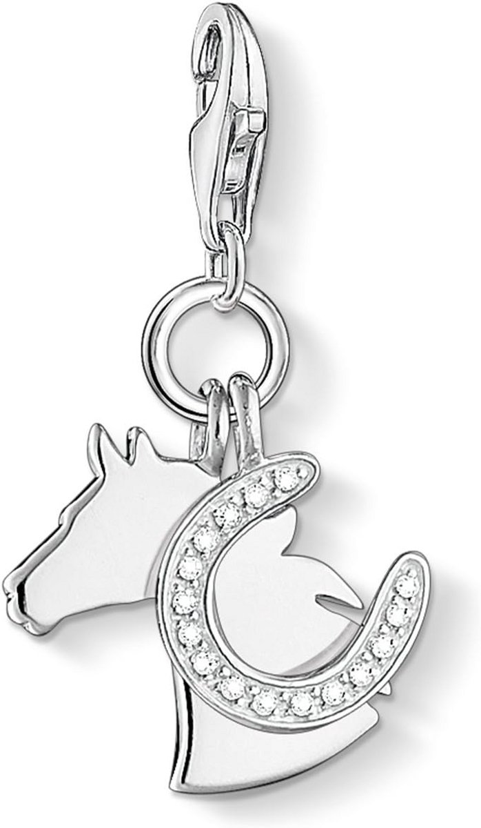 Zilveren Charm Hanger Brunnen Model
