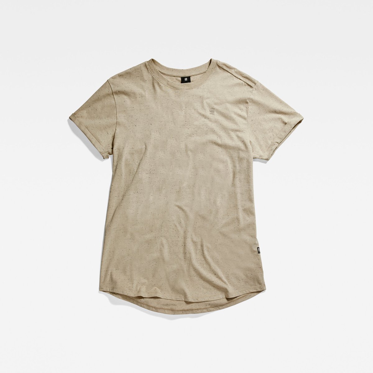 G-Star Raw Lash R T S/s Polo’s & T-shirts Heren Polo shirt Gebroken Creme