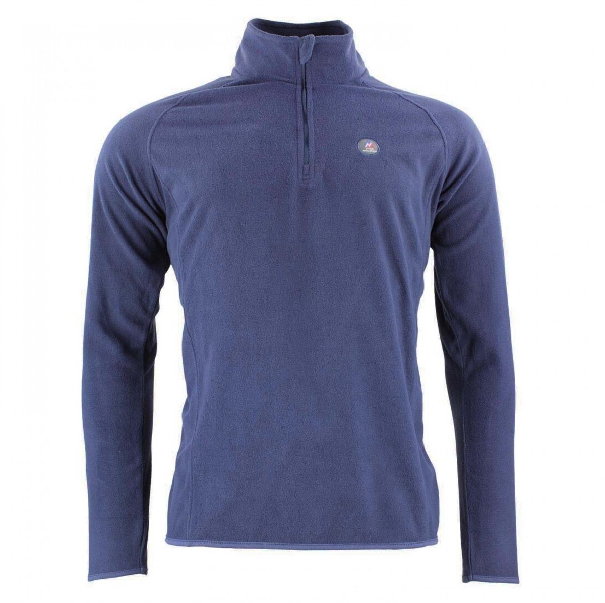 fleece met 1/2 rits en capuchon Peak Mountain Blauw