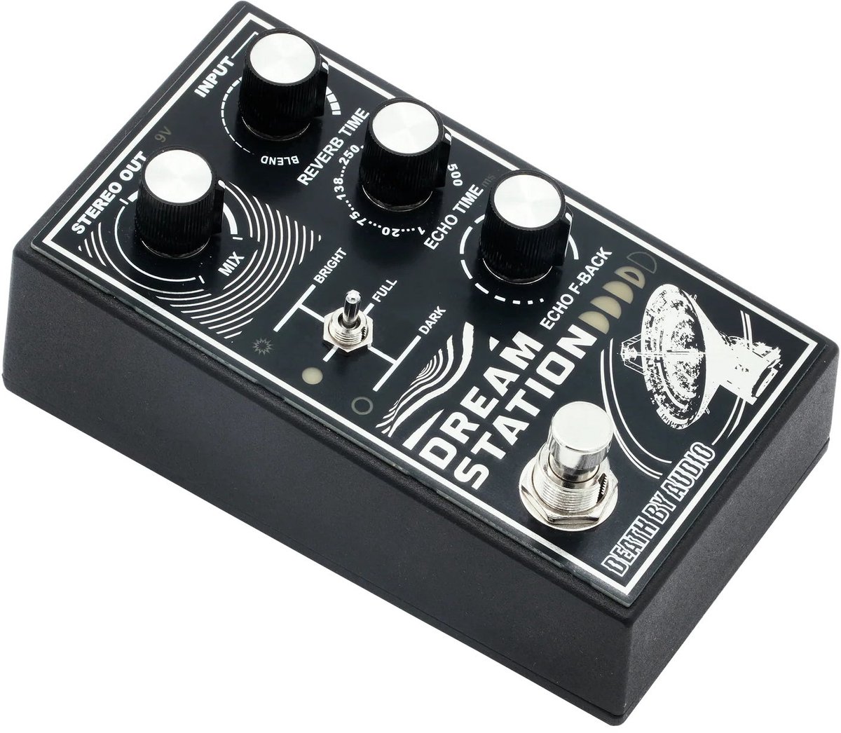 Death By Audio Dream Station reverb / delay effectpedaal