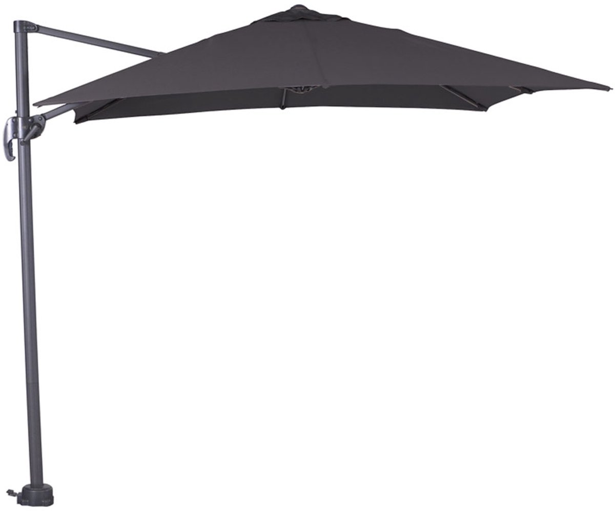 Garden Impressions Hawaii zweefparasol S 250x250 - donker grijs - zwart – foto 4