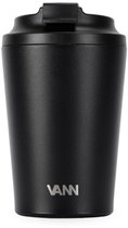 VANN® RVS Koffiebeker to go 350ml - Thermos travel mug - Koffiebeker isolerend met deksel voor onderweg en in de auto - Zwart