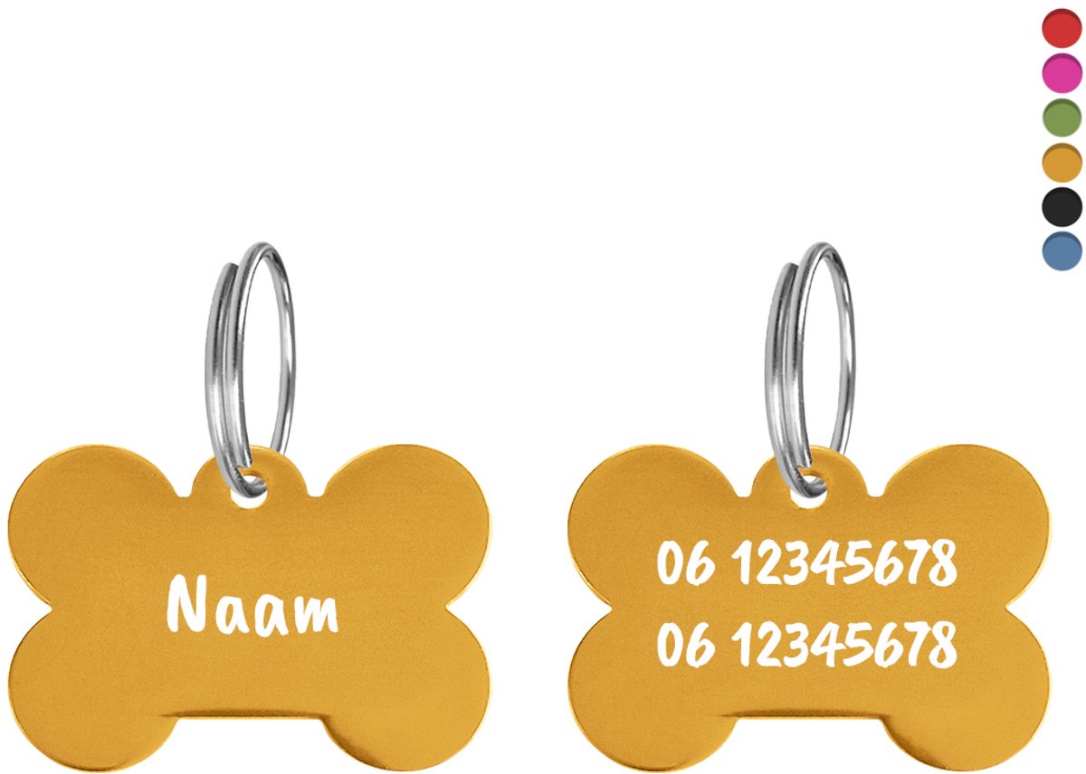 Bol.com CombiCraft Penning / Hondenpenning Bot Goud - Medium aanbieding