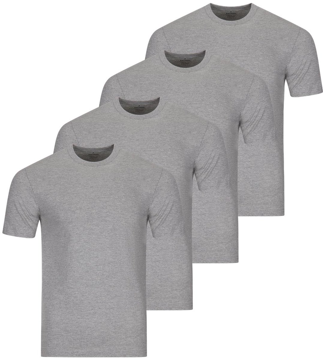 RAGMAN Heren onder t-shirts 4 pack Basic