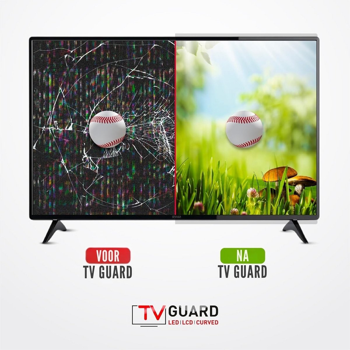 40 Inch Schermbeschermer voor TV met Blauwlichtfilter en Krasbestendigheid voor LED, LCD, OLED, QLED