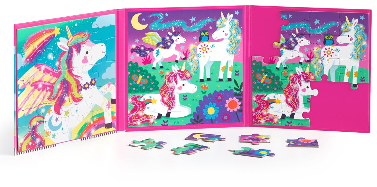 Unicorn Dreams Magnetic Puzzles Set