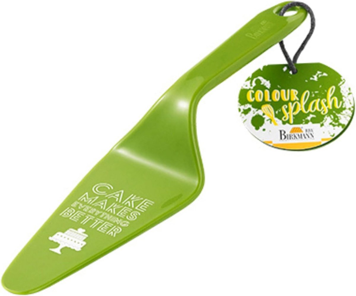 Taartschep Groen "Cake Makes Everything Better" Design