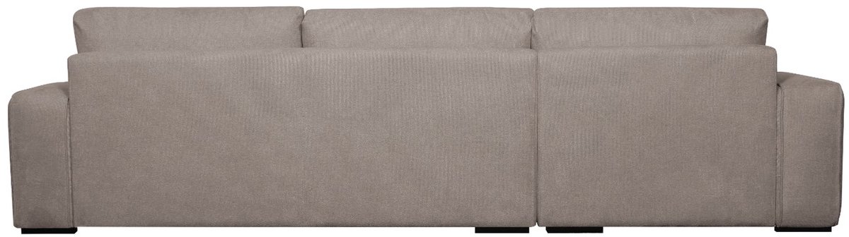 Loungebank Stof Zandkleur - 305x105x85cm Links - California - Giga Meubel