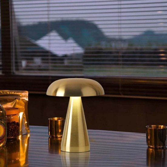 Dimbare Draadloze Tafellamp LED Oplaadbaar - Sfeerlamp Nachtlampje voor Slaapkamer — afbeelding 4