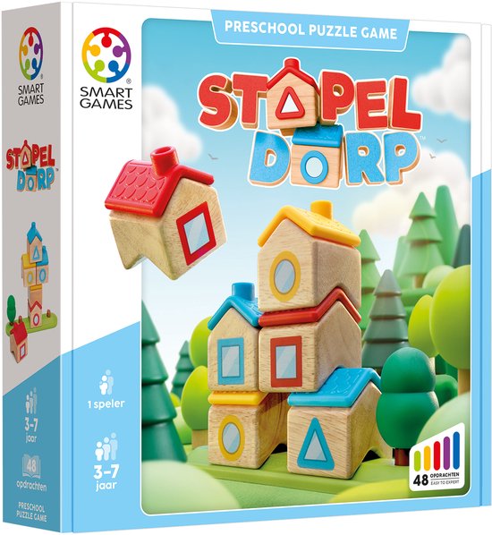 SmartGames - Village à empiler - 48 défis