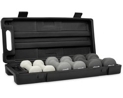 VirtuFit Dumbbellset - 3 sets van 0,5, 1 en 1,5 kg - 6 kg totaal - Met Koffer - Geschikt voor Zumba, Aerobics en Body Toning - Vinyl Dumbbells - Dumbell Set - Gewichten Set - Fitness - Halters - Halterset