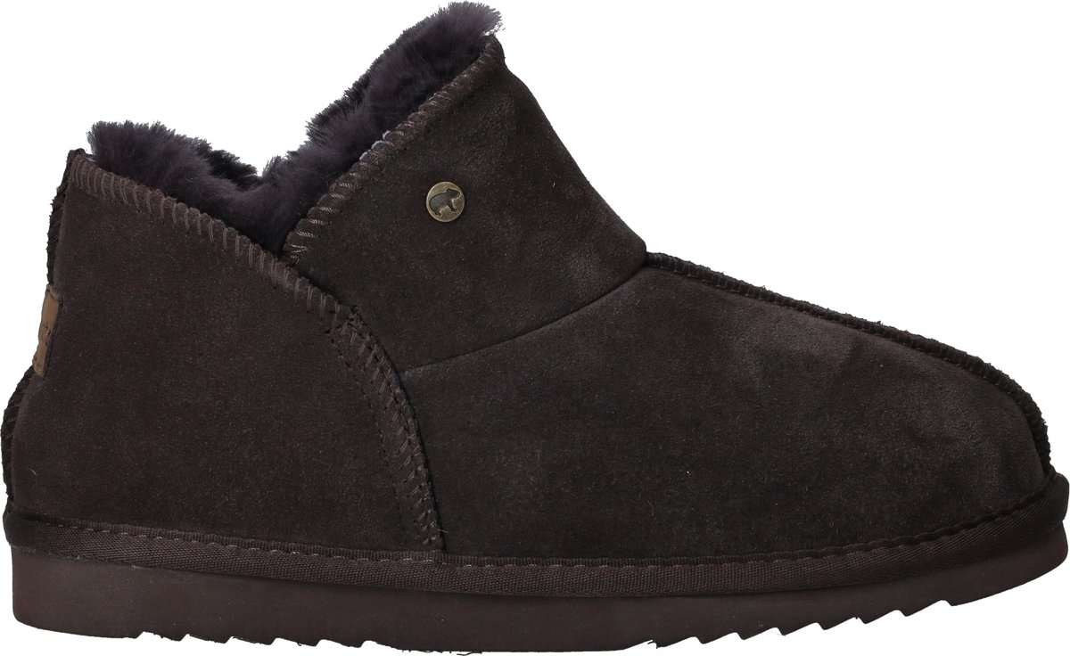 Warmbat Willow Suede Dames Sloffen - Bruin