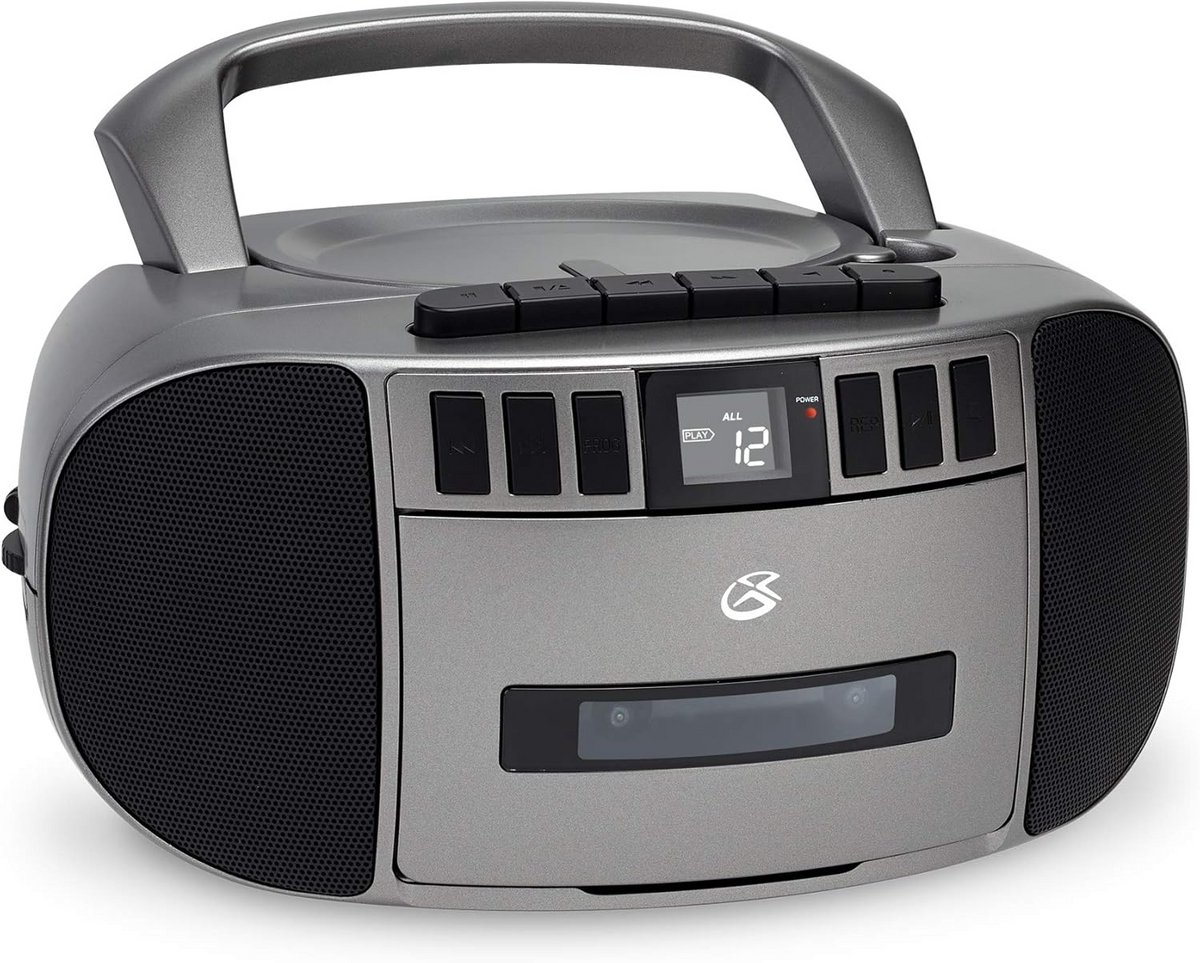 Draagbare Stereo Radio met CD- en Cassettespeler en Opnamefunctie