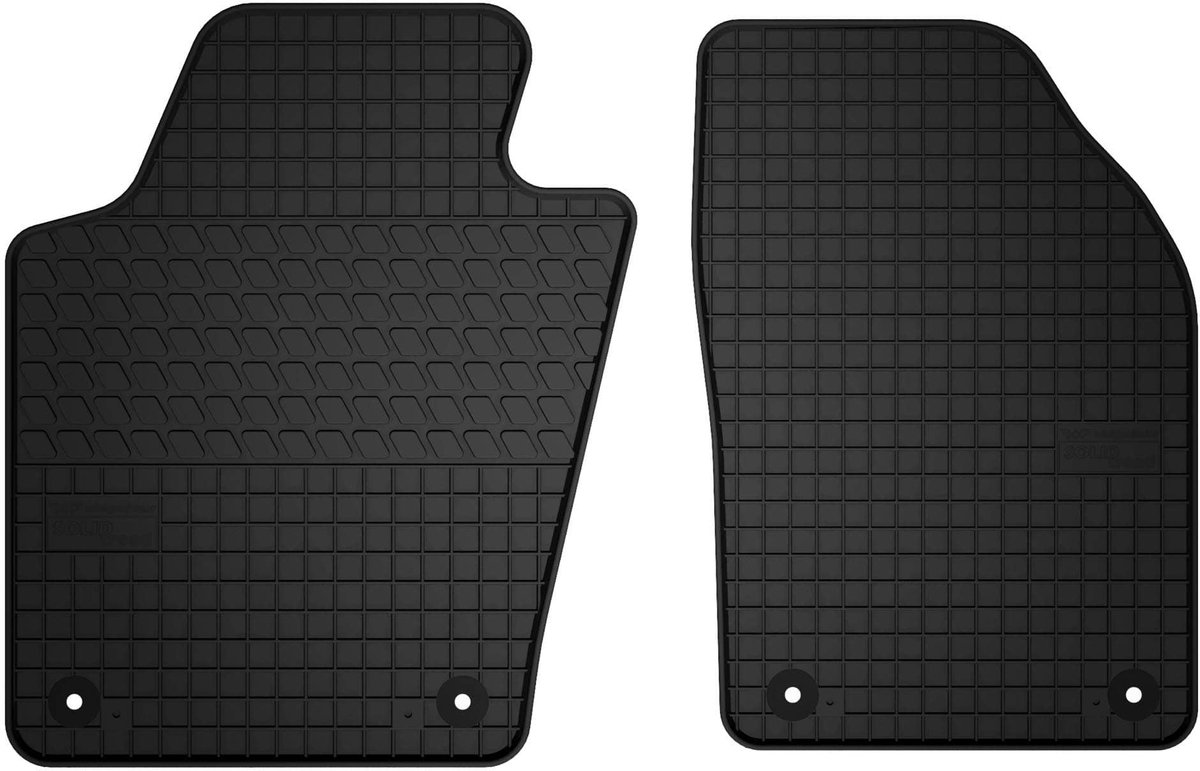Wielganizator SolidTread Serie - Rubberen Autovloermatten - Voor Skoda Fabia III - Hatchback en Kombi - 2014-2021