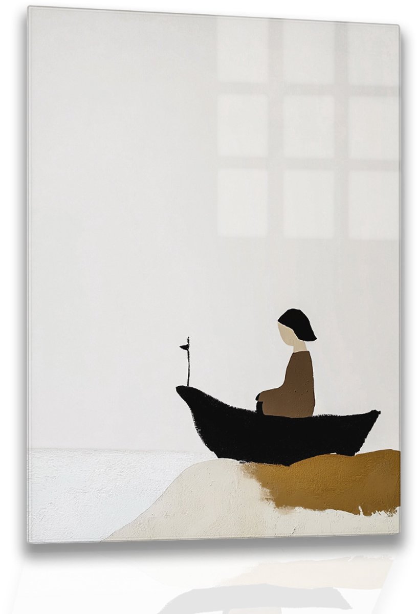 Silhouet wandkunst - Acrylglas - Kunst op acrylaat - 100x150 cm