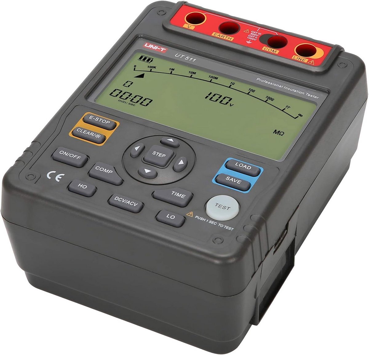 Digitale Isolatiemeter voor Hoge Weerstandsmetingen en Spanningscontrole