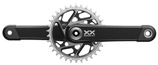 Sram Xxsl Eagle Q168 Cl55 Dub Crankstel Zilver 165 mm / 34t — afbeelding 2