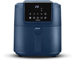 Compacte Airfryer met Keramische Coating - Gezond Frituren zonder PFAS (8L, Blauw)