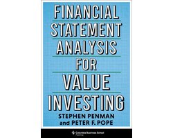 Omslag van Heilbrunn Center for Graham & Dodd Investing Series- Financial Statement Analysis for Value Investing