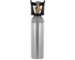 Navulbare CO2-fles 2 kg Aluminium voor Bruiswatermachine met Restventiel