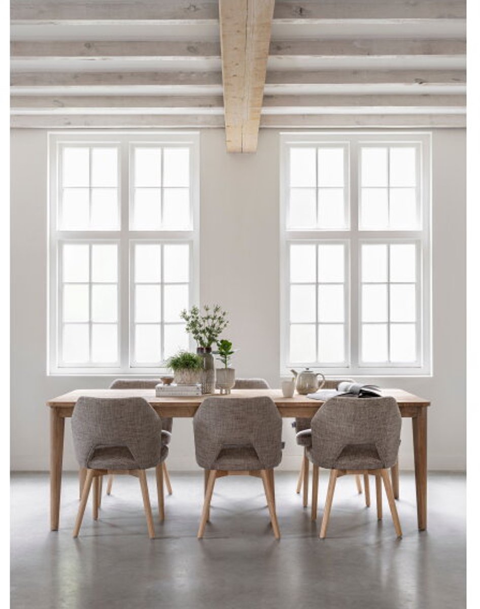 DTP Home Dining table Apollo rectangular 230,76x230x100 cm, recycled teakwood