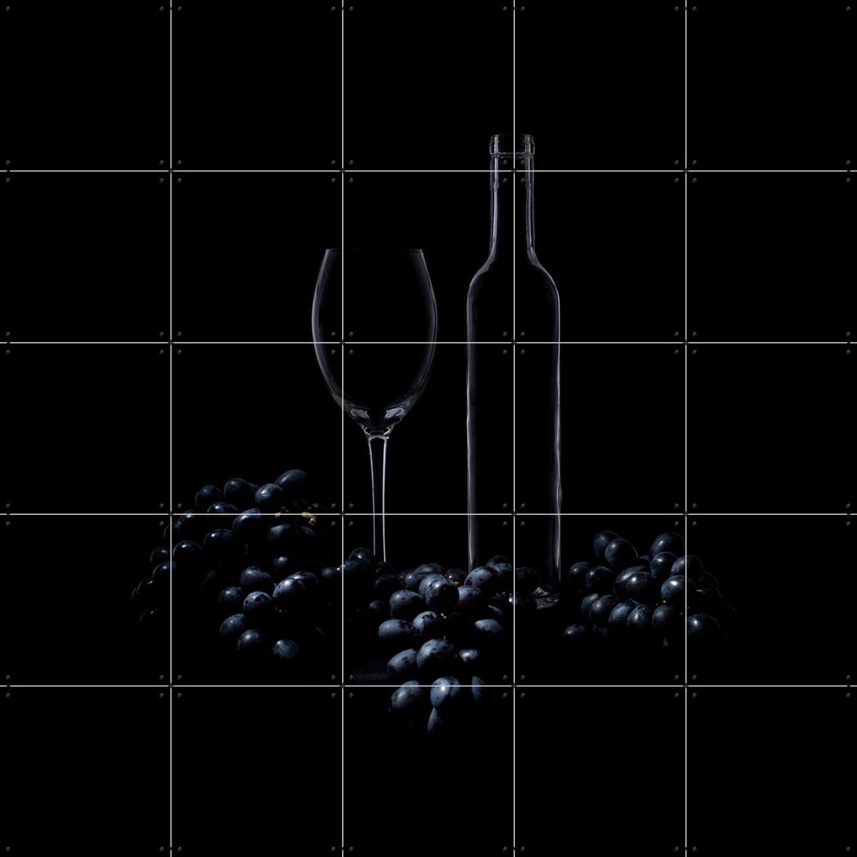 IXXI Black on Black, Margareth Perfoncio & Various - 100 x 100 cm - Gratis ophangtool - Grote wanddecoratie en posters - Minimalisme, Fotografie