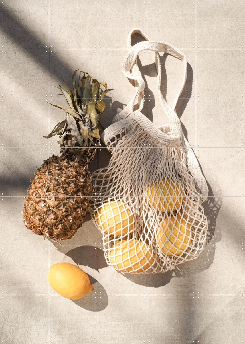 IXXI Tropical Fruits, Henrike Schenk - 100 x 140 cm - Gratis ophangtool - Grote wanddecoratie en posters - Fotografie, Woonkamer, Eetkamer, Keuken