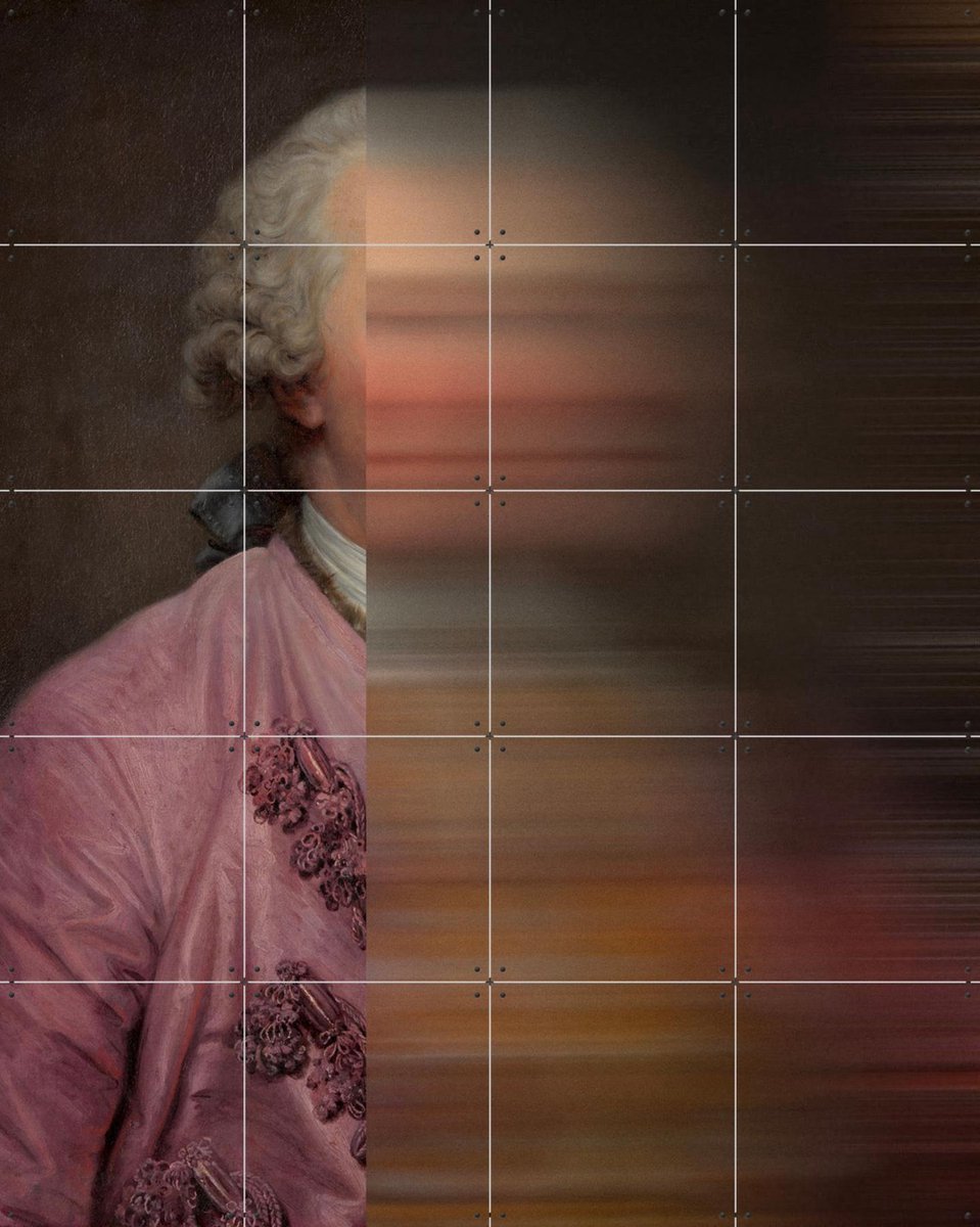 IXXI Fading Identity, The New Classics - 80 x 100 cm - Gratis ophangtool - Grote wanddecoratie en posters - Olieverf, Klassiek, Gemengde Technieken