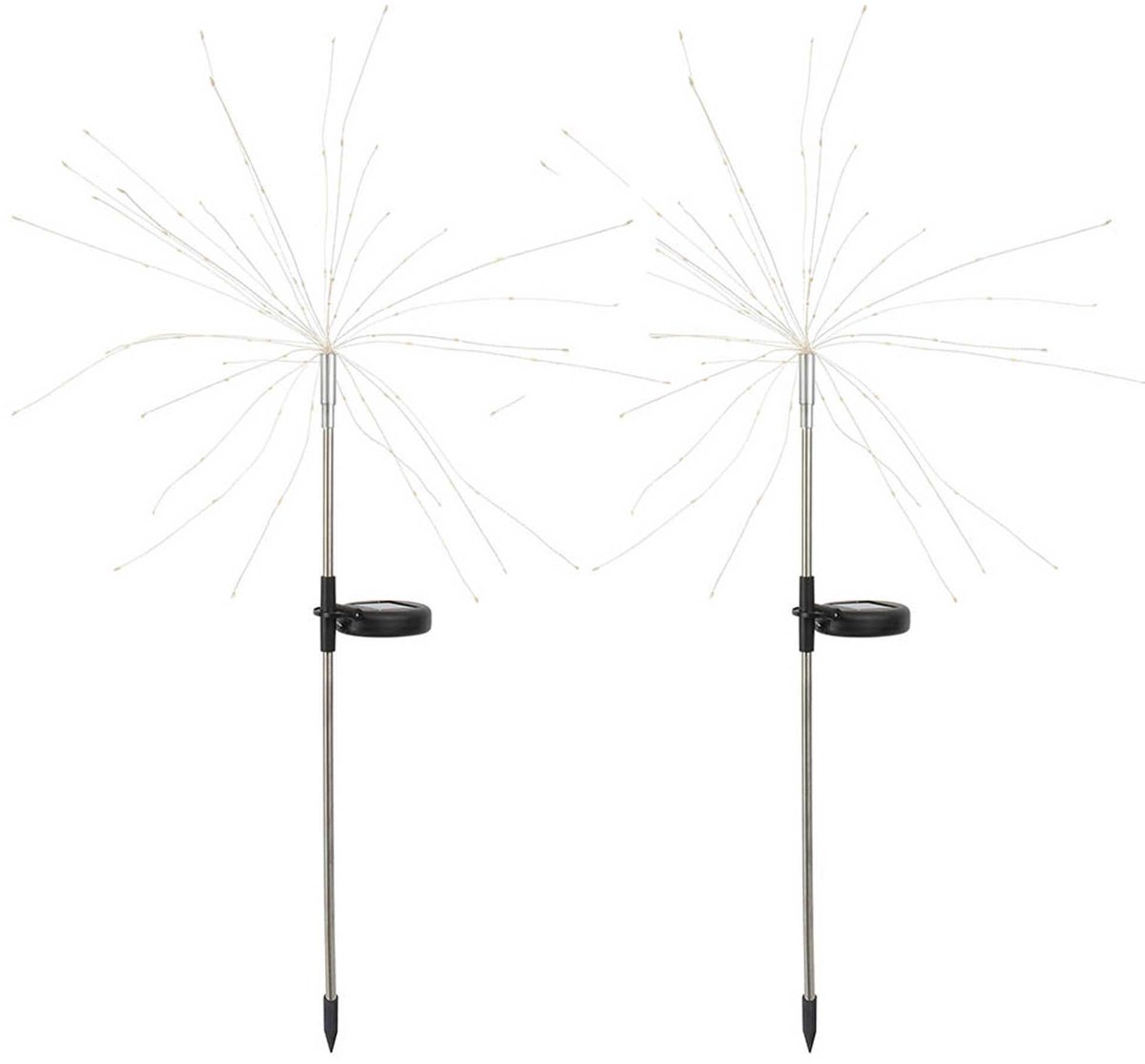 Set van 2 solar grondlampen H97CM SPIKE