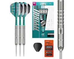 Target Darts Hydro Steel Tip Dartset 23G Barrel 01 - 90% Tungsten - Swiss Point Technologie - Pro Grip Shafts - Pro Ultra Flights - Inclusief Swiss Point Tool en DartCounter App