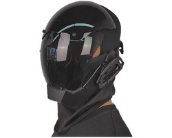 Cyber ​​Gothic Punk Helm Masker voor Mannen, Motorfiets Futuristisch Techwear Masker, Cosplay, Halloween, Feest, Muziekaccessoires