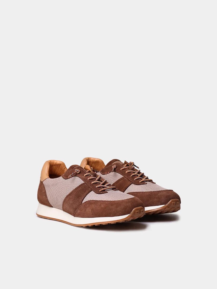 Suède herensneakers met elastische veters | DARO